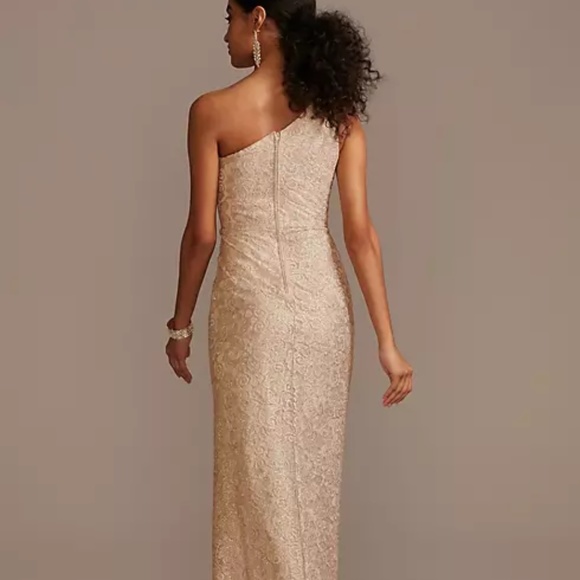 David’s Bridal Champagne color dress - Picture 4 of 5